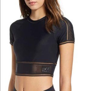IVY PARK Mesh Panel Crop Top**NWOT**